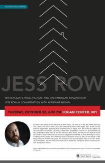 Jess Row Flyer